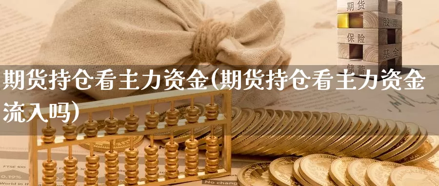 期货持仓看主力资金(期货持仓看主力资金流入吗)