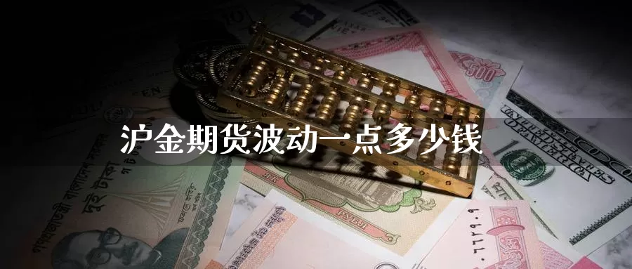 沪金期货波动一点多少钱