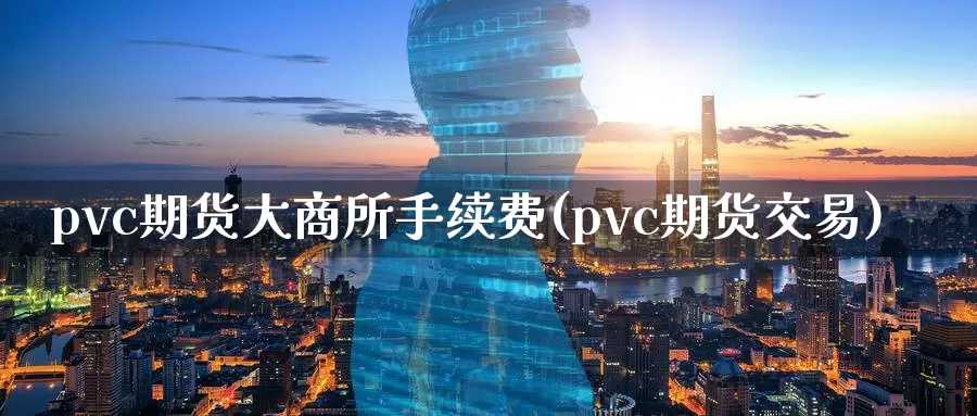 pvc期货大商所手续费(pvc期货交易)