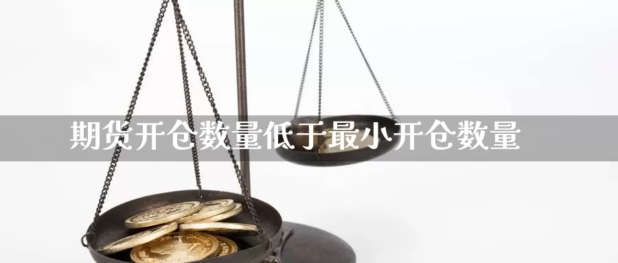 期货开仓数量低于最小开仓数量