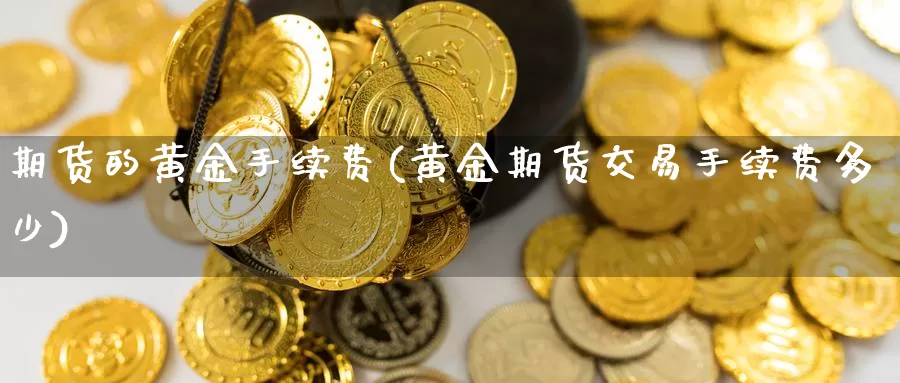 期货的黄金手续费(黄金期货交易手续费多少)