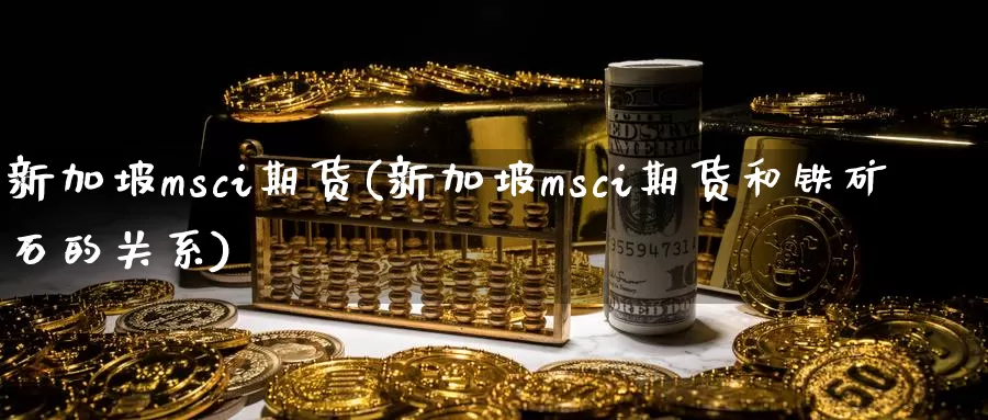 新加坡msci期货(新加坡msci期货和铁矿石的关系)