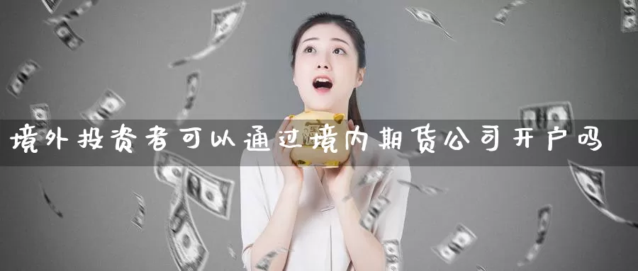 境外投资者可以通过境内期货公司开户吗