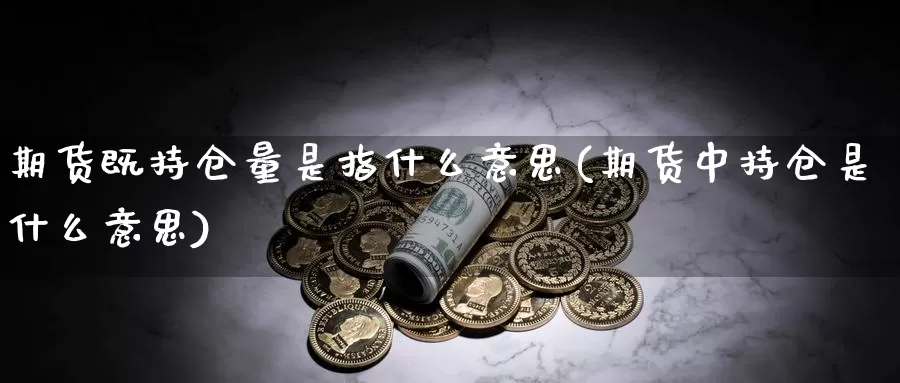 期货既持仓量是指什么意思(期货中持仓是什么意思)