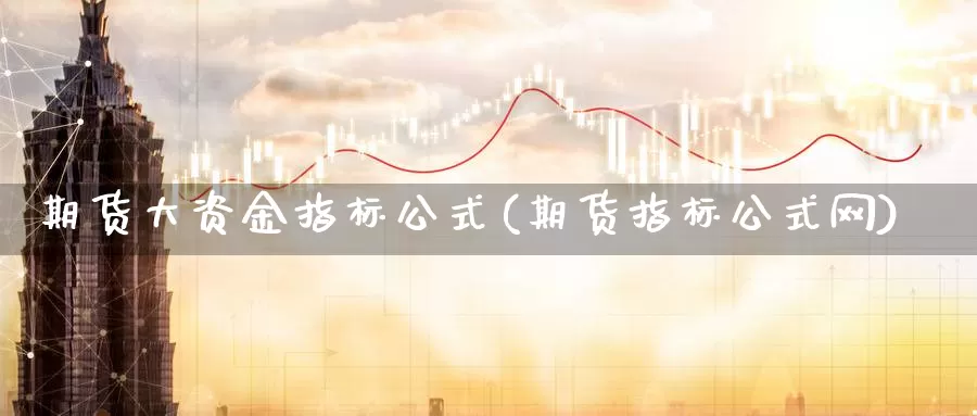 期货大资金指标公式(期货指标公式网)