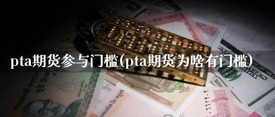 pta期货参与门槛(pta期货为啥有门槛)