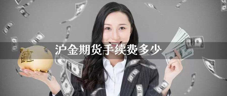 沪金期货手续费多少