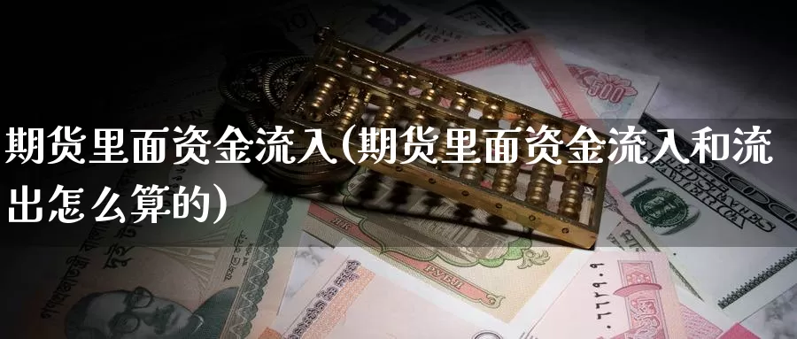 期货里面资金流入(期货里面资金流入和流出怎么算的)