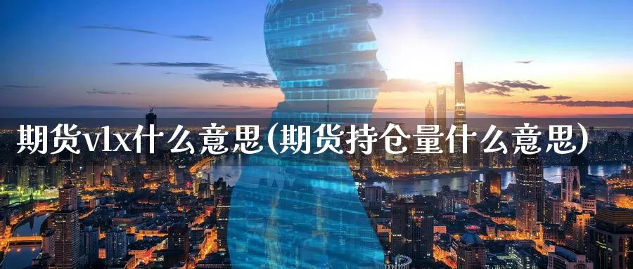 期货vlx什么意思(期货持仓量什么意思)