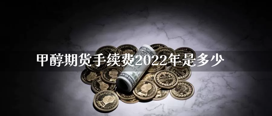 甲醇期货手续费2022年是多少