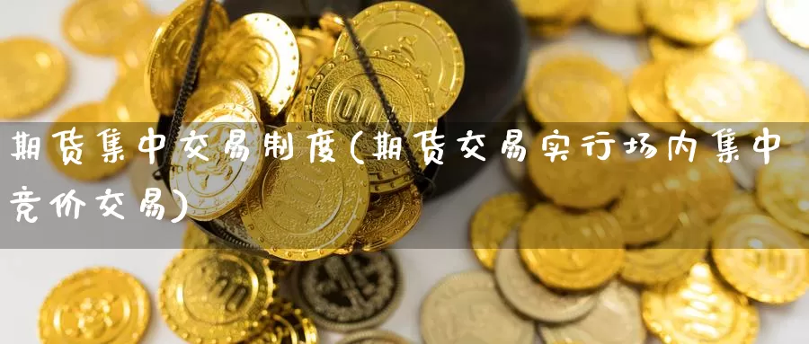 期货集中交易制度(期货交易实行场内集中竞价交易)