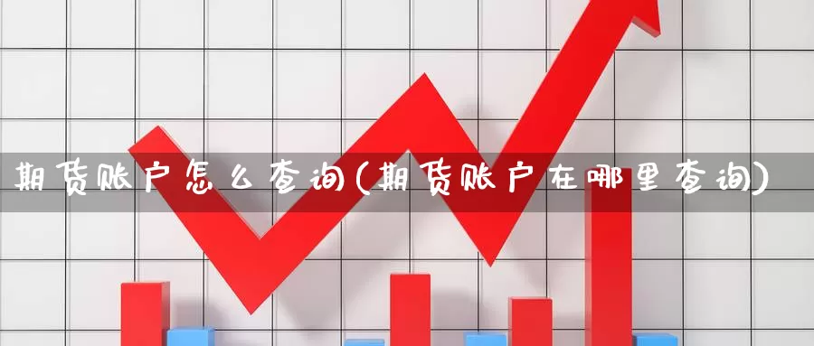 期货账户怎么查询(期货账户在哪里查询)