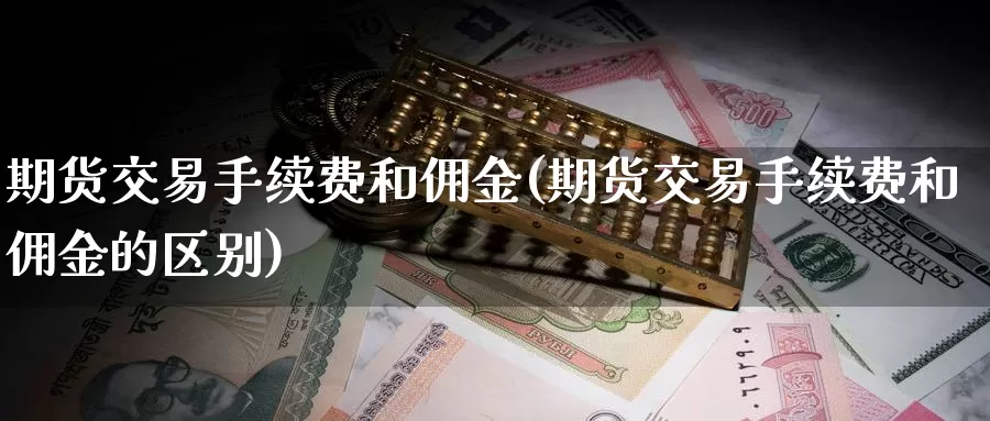 期货交易手续费和佣金(期货交易手续费和佣金的区别)