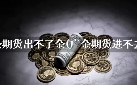 广金期货出不了金(广金期货进不去)