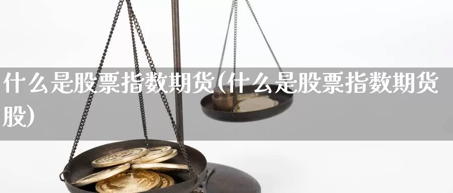 什么是股票指数期货(什么是股票指数期货股)