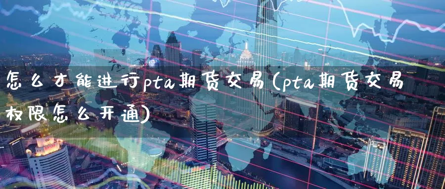 怎么才能进行pta期货交易(pta期货交易权限怎么开通)