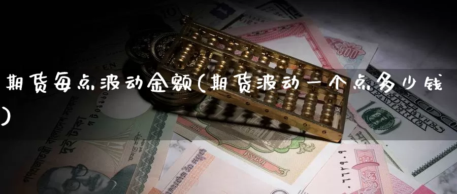 期货每点波动金额(期货波动一个点多少钱)