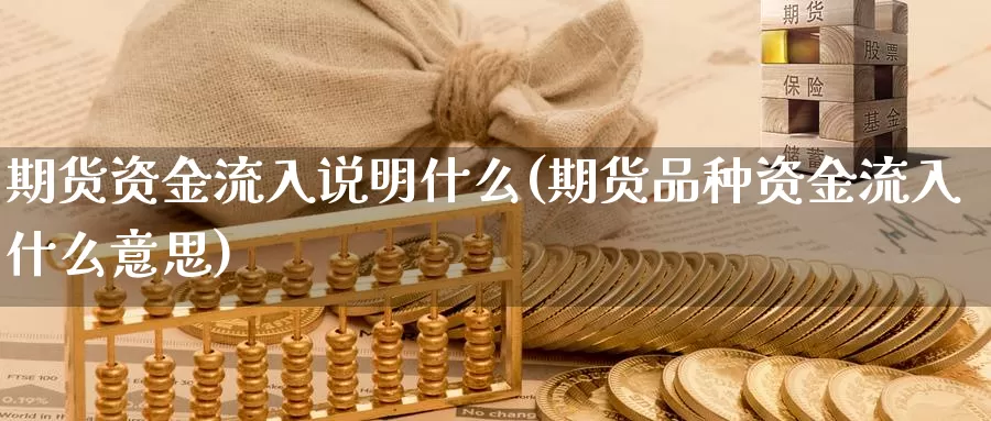 期货资金流入说明什么(期货品种资金流入什么意思)