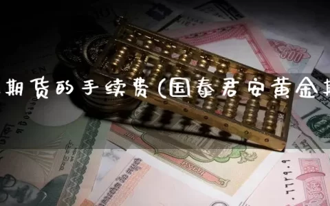 美黄金期货的手续费(黄金期货手续费)