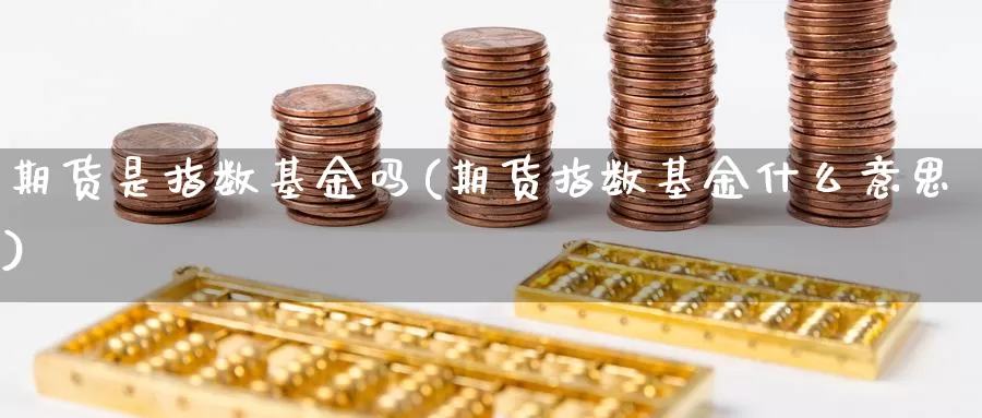 期货是指数基金吗(期货指数基金什么意思)