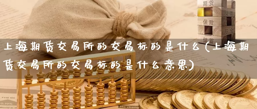 上海期货交易所的交易标的是什么(上海期货交易所的交易标的是什么意思)