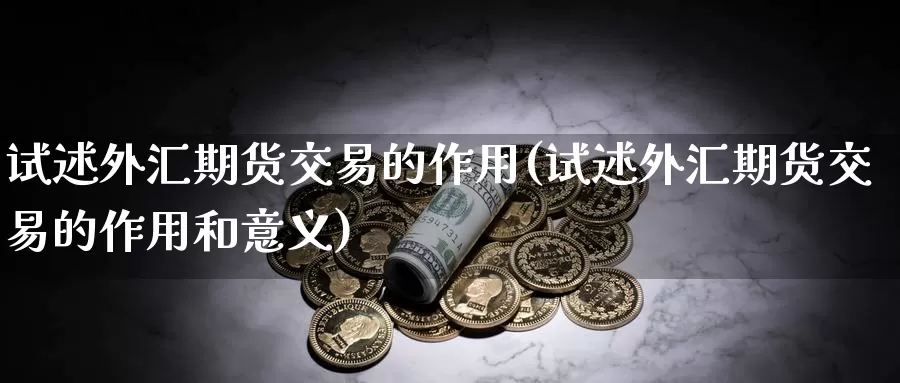 试述外汇期货交易的作用(试述外汇期货交易的作用和意义)