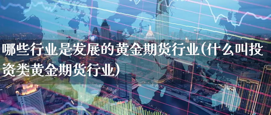 哪些行业是发展的黄金期货行业(什么叫投资类黄金期货行业)